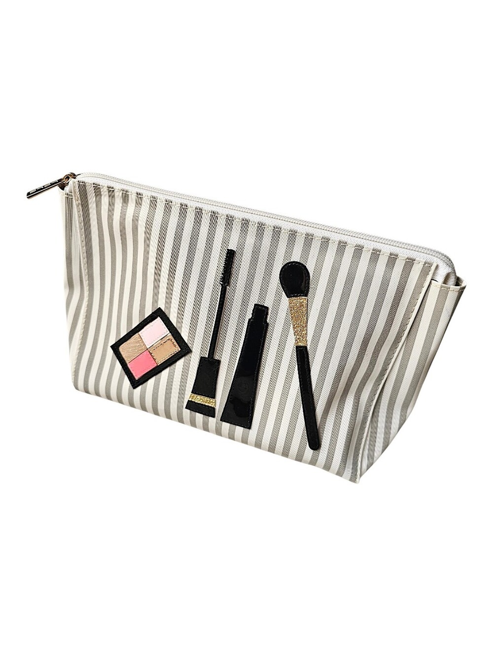 LOLO Cosmetic Bag with Makeup Appliqué - Large Capacity - Picture 2 of 12